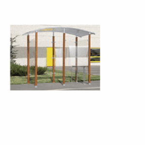 Abri fumeurs indépendant 2 m²